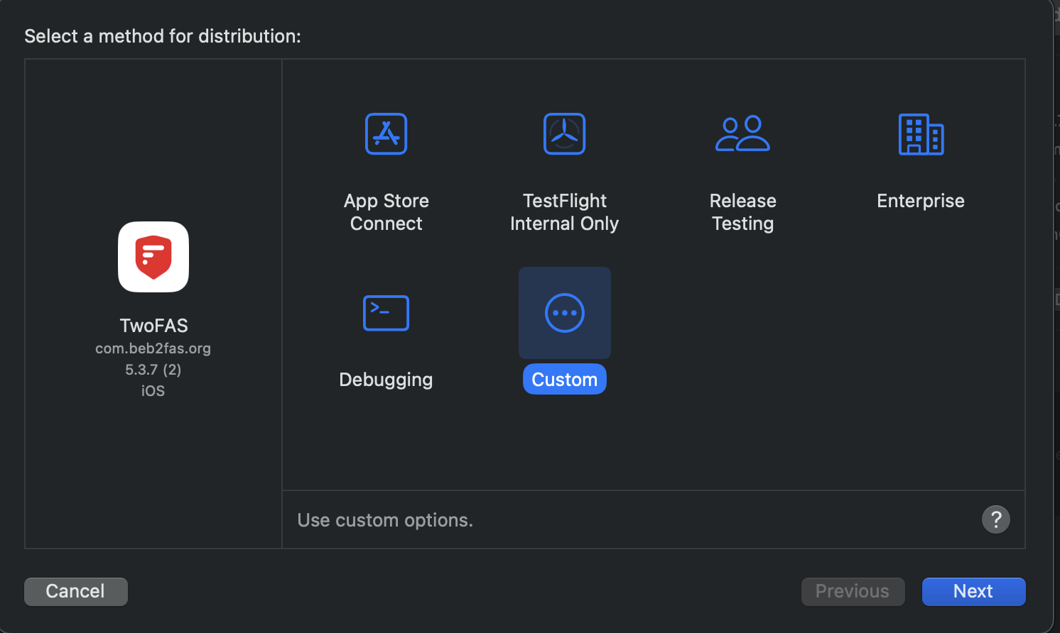 Archiving the Build